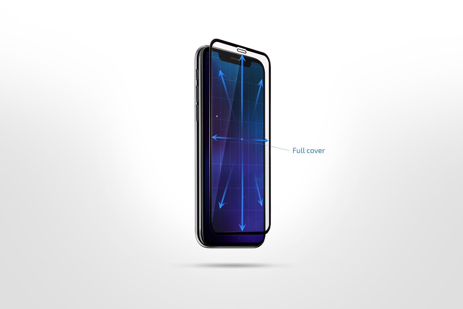 Захисне скло 2E для Apple iPhone XS Max/11 Pro Max Black (2E-TGIP-2018-6.5-3D) · 4