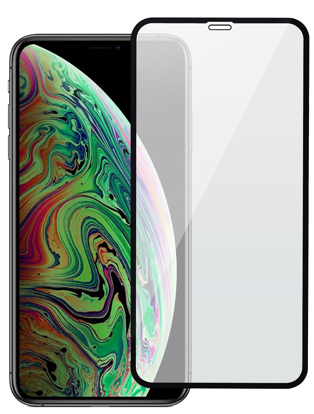Захисне скло 2E для Apple iPhone XS Max/11 Pro Max Black (2E-TGIP-2018-6.5-3D) в Києві