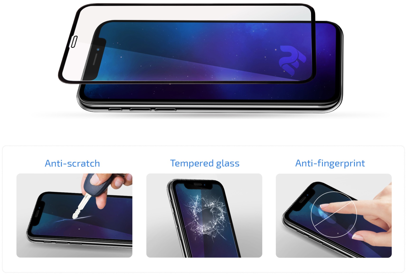 Захисне скло 2E для Samsung Galaxy A53 (A536) Black (2E-G-A53-SMFCFG-BB) · 4