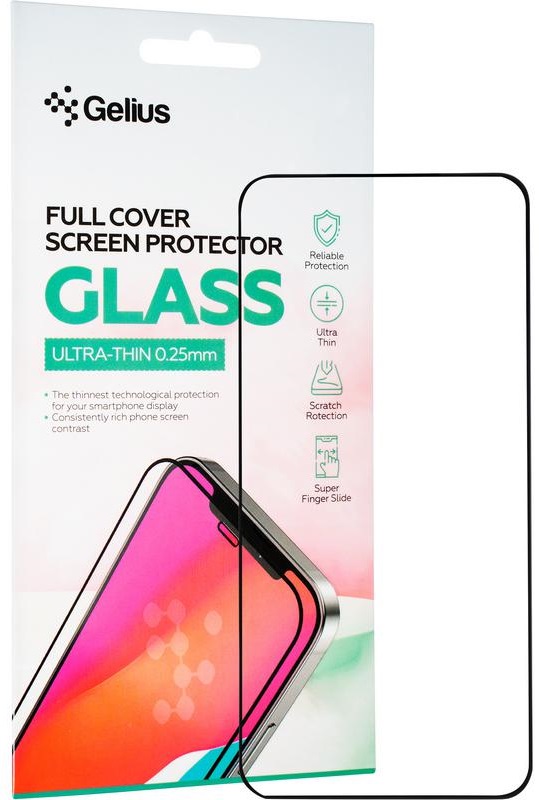 Защитное стекло GELIUS Full Cover Ultra-Thin для Apple iPhone XS Max Black (93350) в Киеве