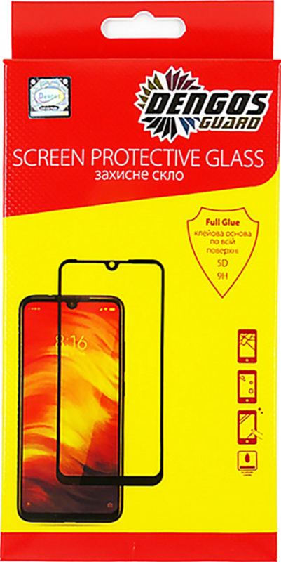 Защитное стекло DENGOS Full Glue для Samsung Galaxy M21s (M217) Black (TGFG-159) в Киеве
