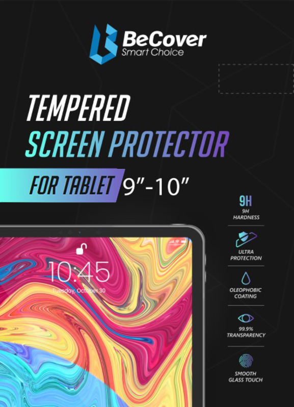 Защитное стекло BECOVER для Samsung Galaxy Tab A8 SM-X200/SM-X205 (707201) в Киеве