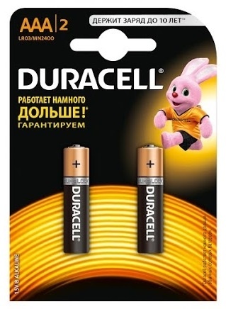 

Батарейка DURACELL AAA MN 2400 Ultra (2 шт)