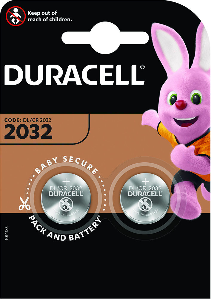 Набір батарейок DURACELL 2032 (DL/CR 2032) DSN 2 шт (6409620) в Києві