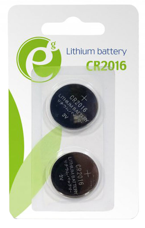 Батарейки ENERGENIE CR2016 Li 2шт (EG-BA-CR2016-01) в Киеве