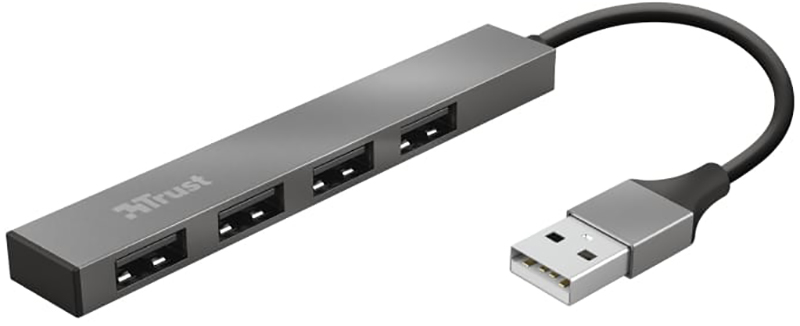 USB-хаб TRUST Halyx Aluminium 4-Port Mini USB Hub (23786) в Києві