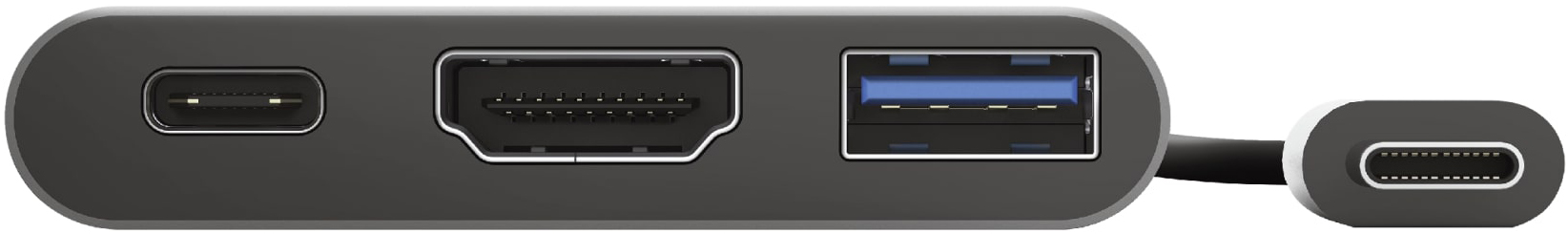 USB-хаб TRUST Dalyx 3-in-1 Multiport USB-C Aluminium (23772) · 4