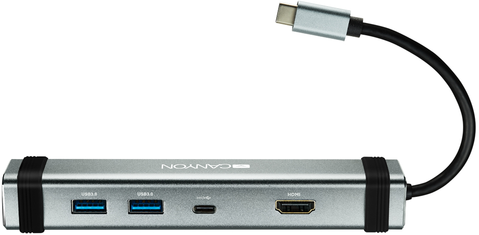 USB-xaб 4в1 CANYON DS-3 USB-C (CNS-TDS03DG) · 2