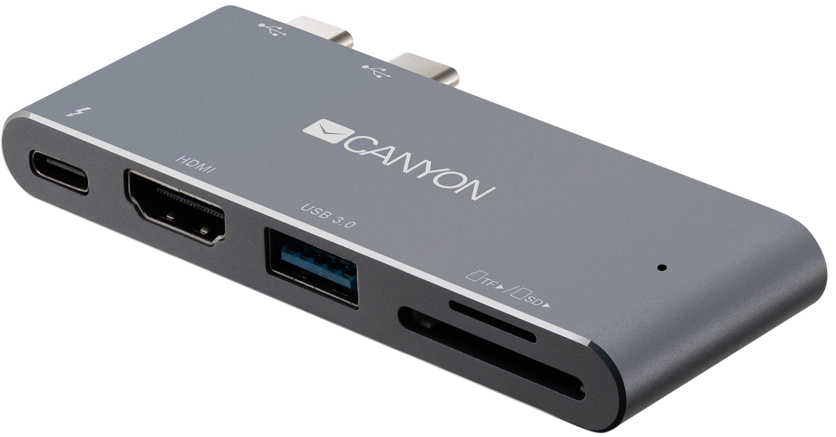 USB-xaб 5в1 CANYON DS-5 USB-C (CNS-TDS05DG) · 3