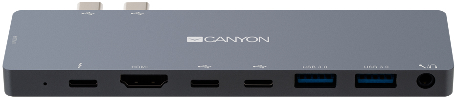 USB-xaб 8в1 CANYON DS-8 USB-C (CNS-TDS08DG) · 2