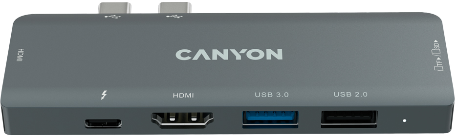 USB-хаб 7в1 CANYON DS-05 USB-C (CNS-TDS05B) · 2