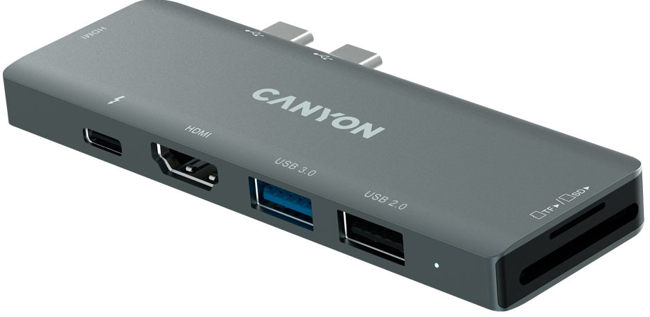 USB-хаб 7в1 CANYON DS-05 USB-C (CNS-TDS05B) · 3