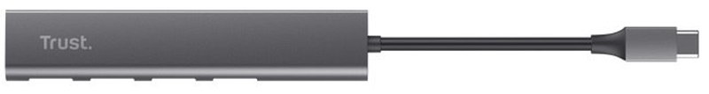 USB-хаб TRUST Halyx Type-C - 4-Port USB-A 3.2 Grey (24948) · 4