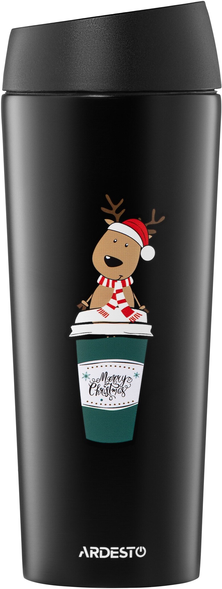 Термокружка ARDESTO Coffee Time Christmas Reindeer 0.45 л (AR2645RN) в Києві