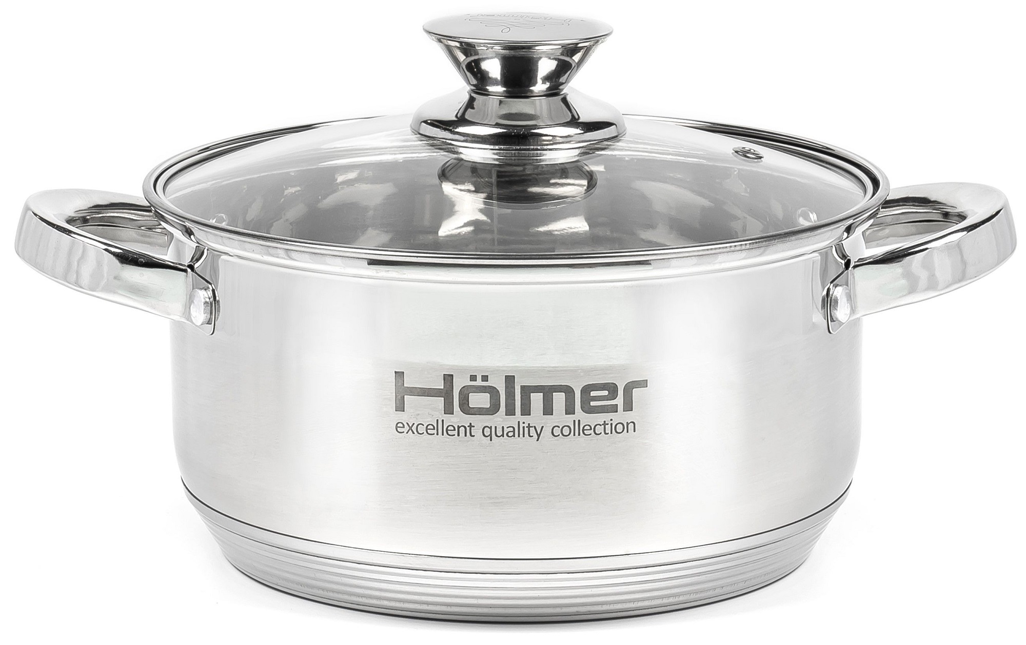 Каструля HÖLMER 3.8 л 20 см (CR-12538-SS) в Києві