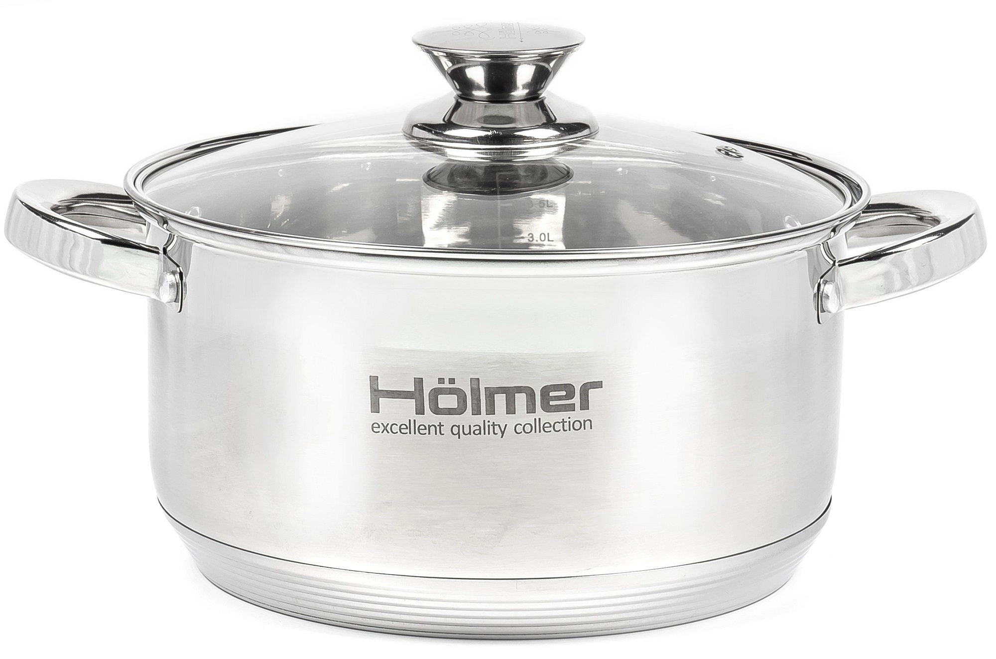 Кастрюля HÖLMER 5 л 22 см (CR-12550-SS) в Киеве