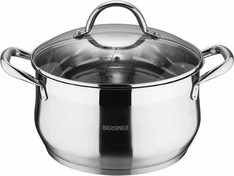 Кастрюля BERGNER Gourmet 5.6 л 24 см (BG-6508) в Киеве
