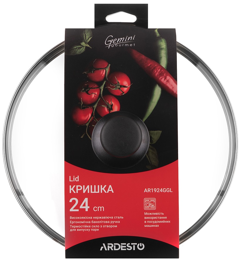 Кришка ARDESTO Gemini Gourmet 24 см (AR1924GGL) · 2