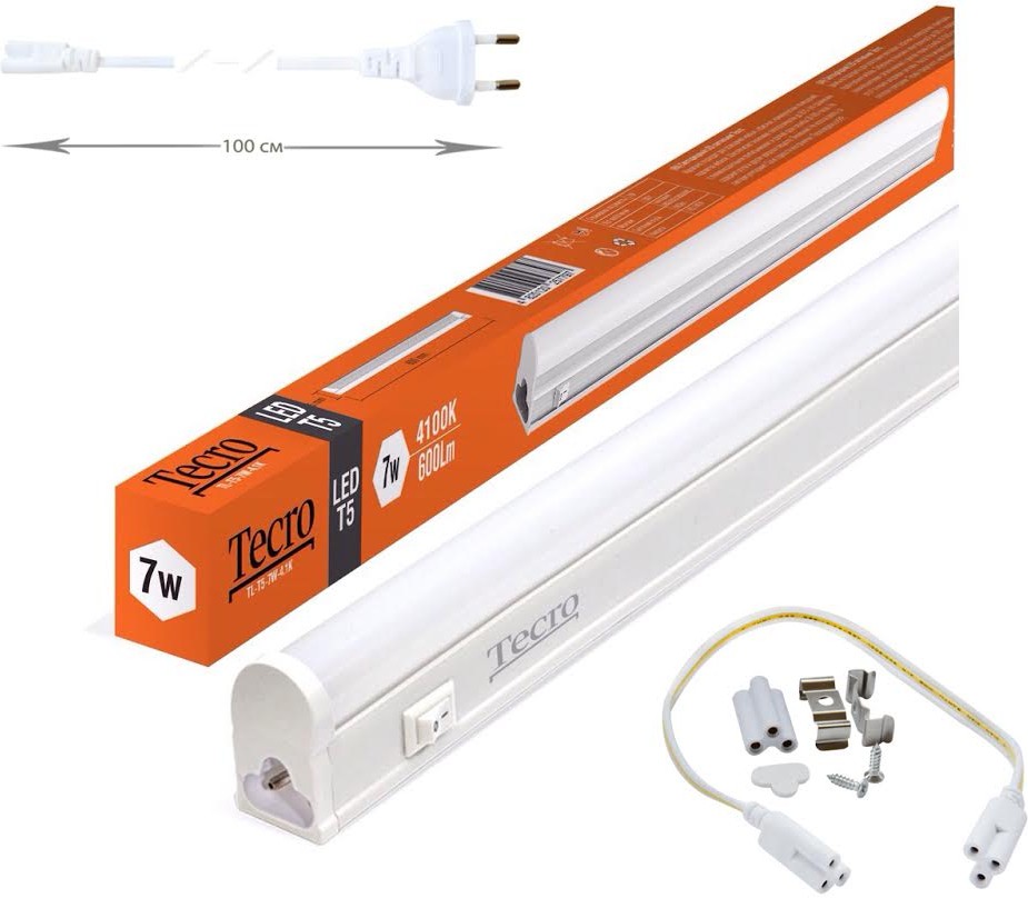 

Настенно-потолочный светильник Tecro TL-T5-10W-4.1K