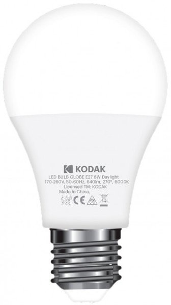 Лампа KODAK A60 E27 8W 220V 6000K денн. в Киеве