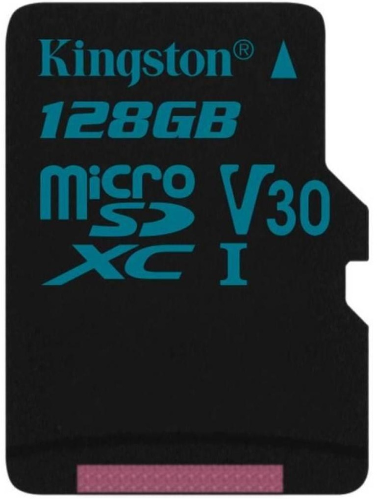 

Карта памяти Kingston 128GB microSDXC C10 UHS-I U3 + SD (SDCG2/128GB)