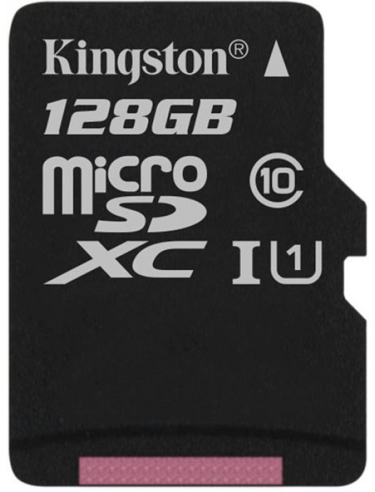 

Карта памяти Kingston 128GB microSDXC C10 UHS-I (SDCS/128GBSP)