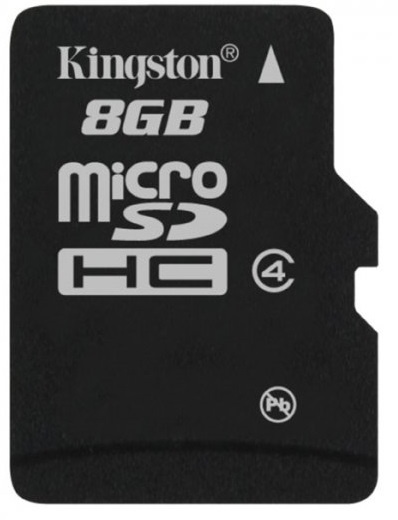 

Карта памяти Kingston 8Gb microSDHC class 4 (SDC4/8GBSP)