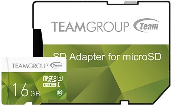 

Карта памяти TEAM microSDHC Color 16GB UHS-I Class 10 + SD-adapter (TCUSDH16GUHS43)
