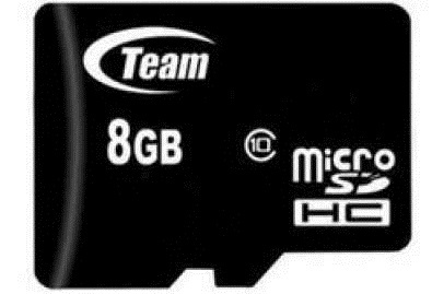 

Карта памяти Team microSDHC 8GB Class 10 (TUSDH8GCL1002)