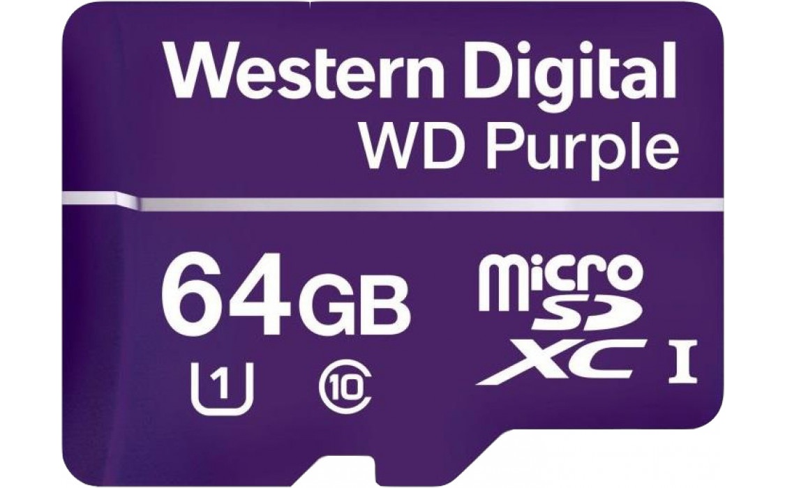 

Карта памяти microSDXC 64GB WD Class 10 UHS-I (WDD064G1P0A)