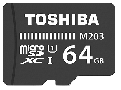 

Карта памяти Toshiba microSDXC M203 64GB Class 10 UHS-I U1