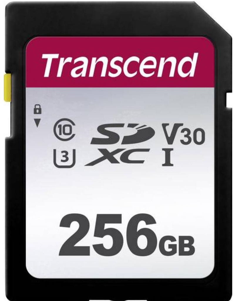 Карта памяті TRANSCEND 256GB SDHC UHS-I U3 300S (TS256GSDC300S) в Києві