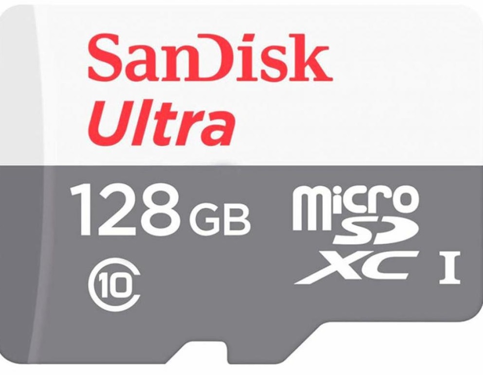 Карта пам'ятi SanDisk 128GB microSDHC C10 UHS-I Ultra (SDSQUNR-128G-GN6MN) в Києві