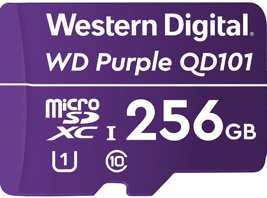 Карта пам'яті WD 256GB microSDXC UHS-I Purple (WDD256G1P0C) в Києві