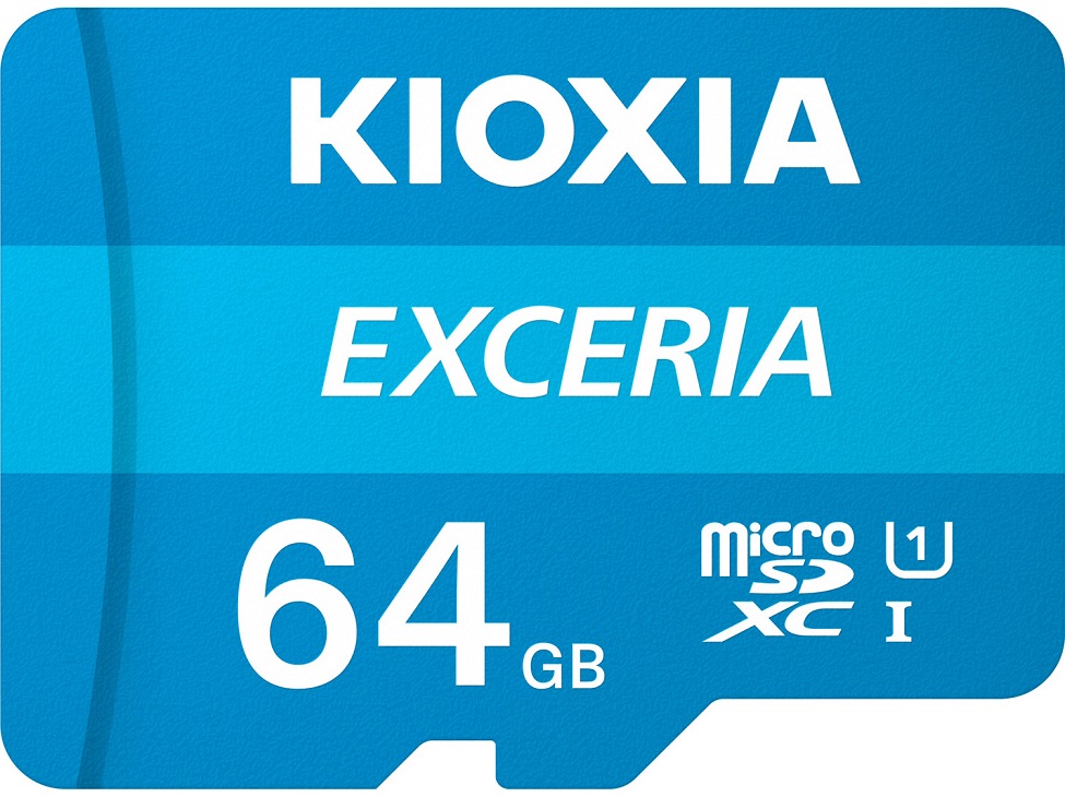 Карта пам'яті KIOXIA 64GB microSDXC class 10 UHS-I Exceria (LMEX1L064GG2) в Києві