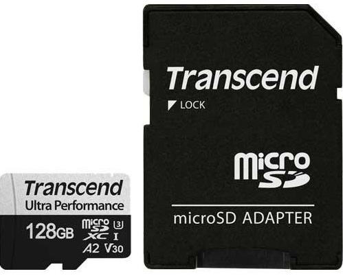 Карта пам'яті Transcend 128GB microSDXC C10 UHS-I U3 A2 + SD (TS128GUSD340S) · 2