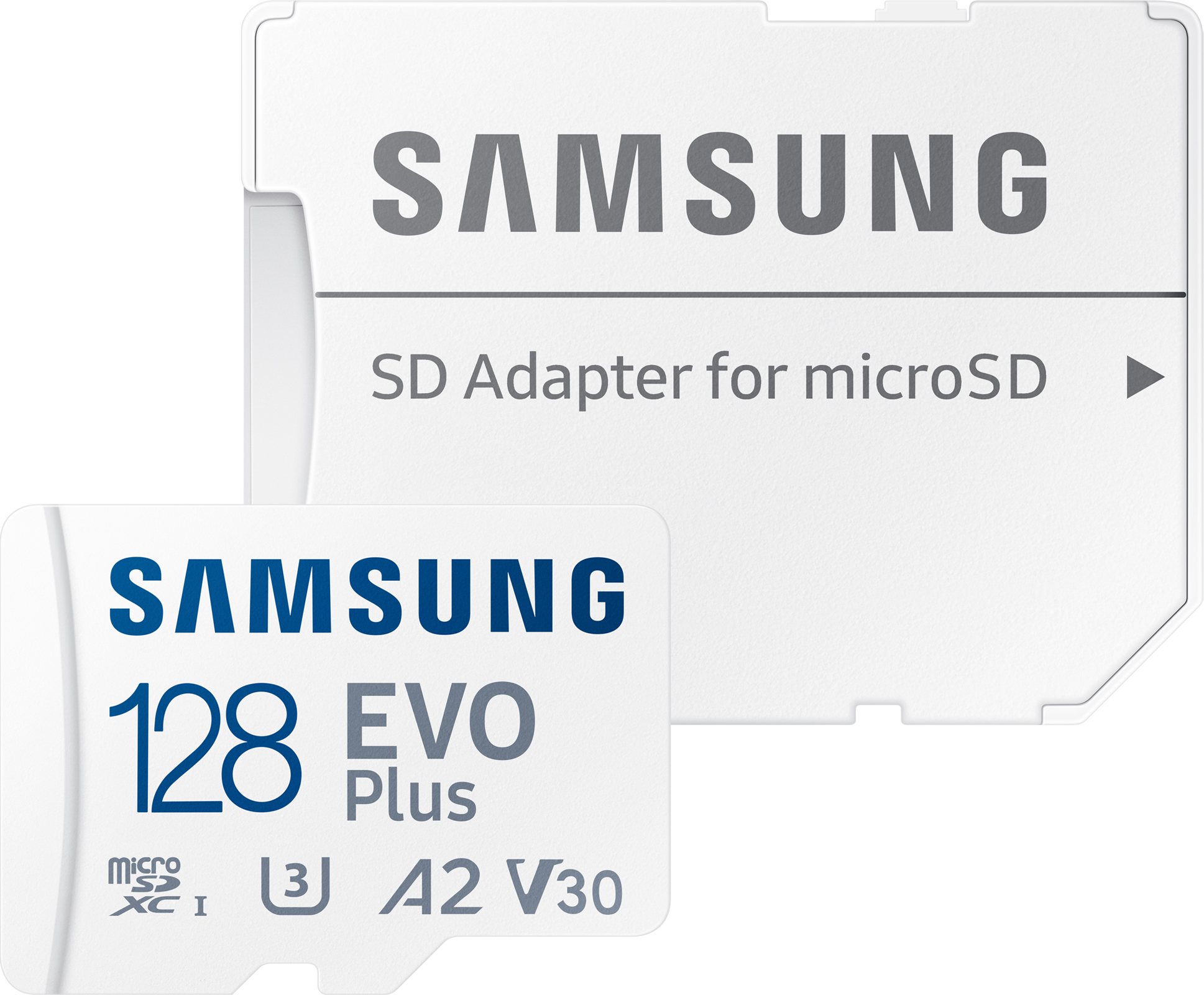 Карта пам'яті Samsung EVO Plus microSDXC 128GB UHS-I + SD адаптер (MB-MC128KA/RU) в Києві