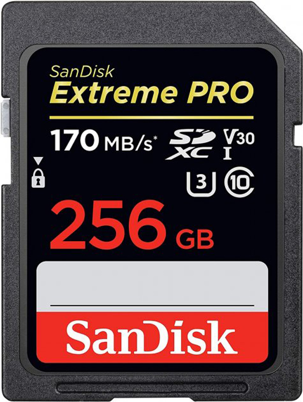 Карта память SANDISK Extreme PRO 256GB microSDXC UHS-I + SD Adapter (SDSQXCD-256G-GN6MA) в Киеве