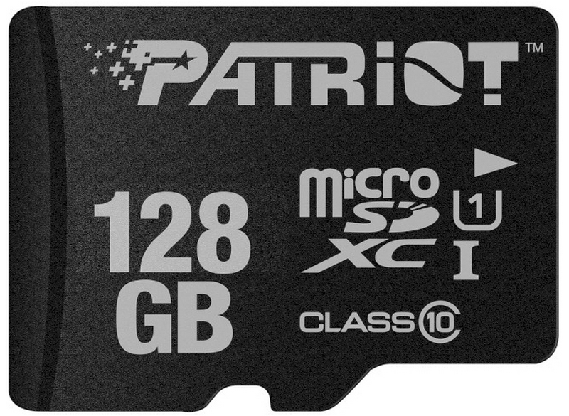 Карта пам'яті PATRIOT 128GB microSDHC Class 10 UHS-I U1 (PSF128GMDC10) в Києві