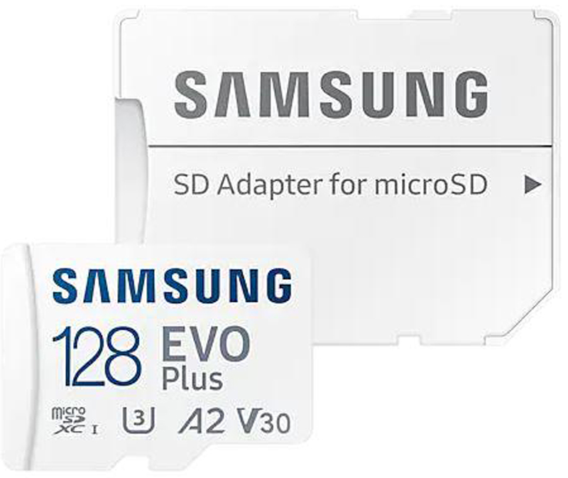 Карта памяти SAMSUNG 128GB microSDXC Evo Plus Class 10 UHS-I U3+adapter (MB-MC128KA/EU) в Киеве