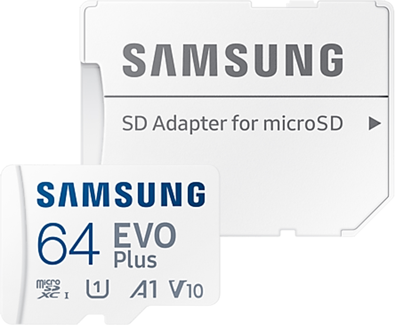 Карта памяти SAMSUNG 64GB microSDXC Evo Plus Class 10 UHS-I U3+adapter (MB-MC64KA/EU) в Киеве
