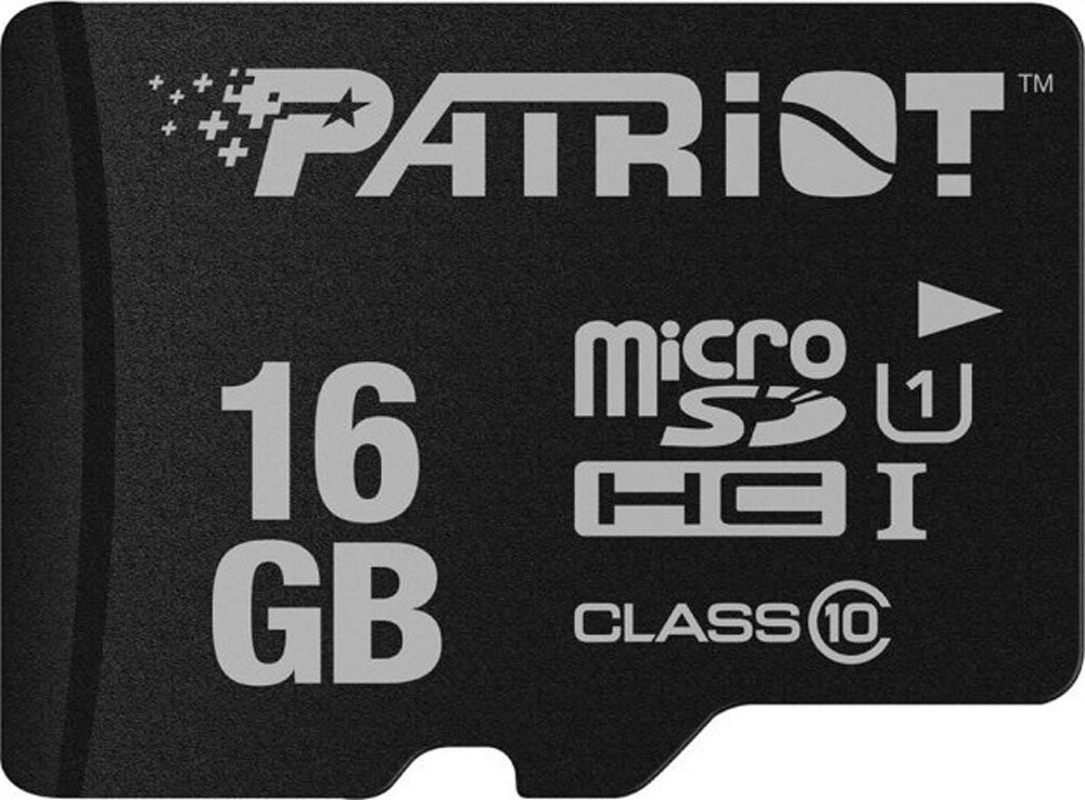 Карта пам'яті PATRIOT 16GB microSDHC Class 10 UHS-I U1 (PSF16GMDC10) в Києві