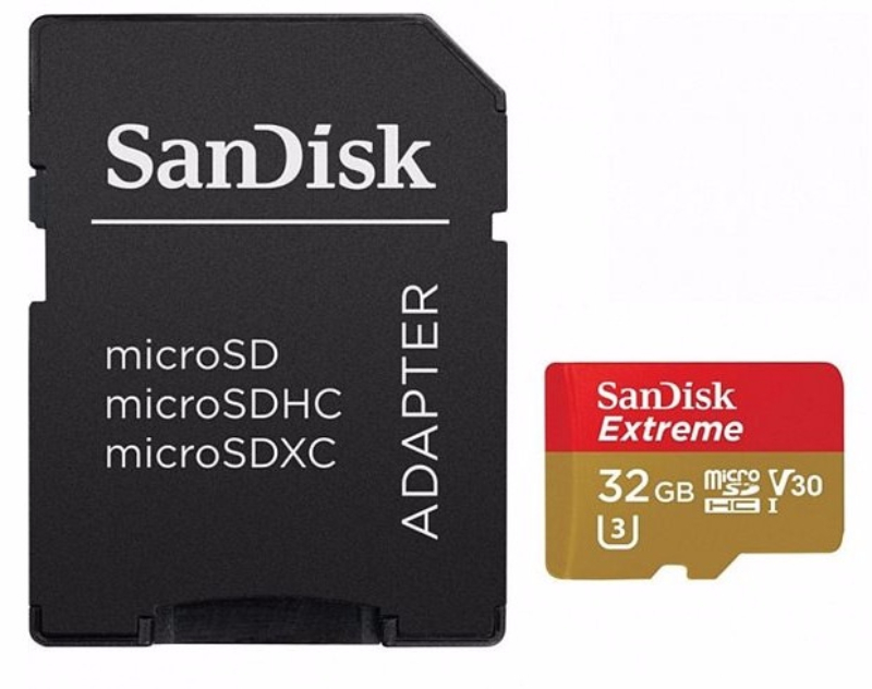 Карта пам'яті SANDISK 32GB microSDHC Class 10 UHS-I U3 (SDSQXAF-032G-GN6MA) в Києві