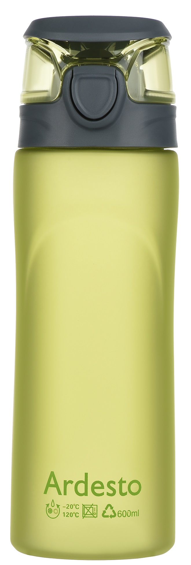 Бутылка для воды ARDESTO Matte Bottle 600 мл Green (AR2205PG) в Киеве