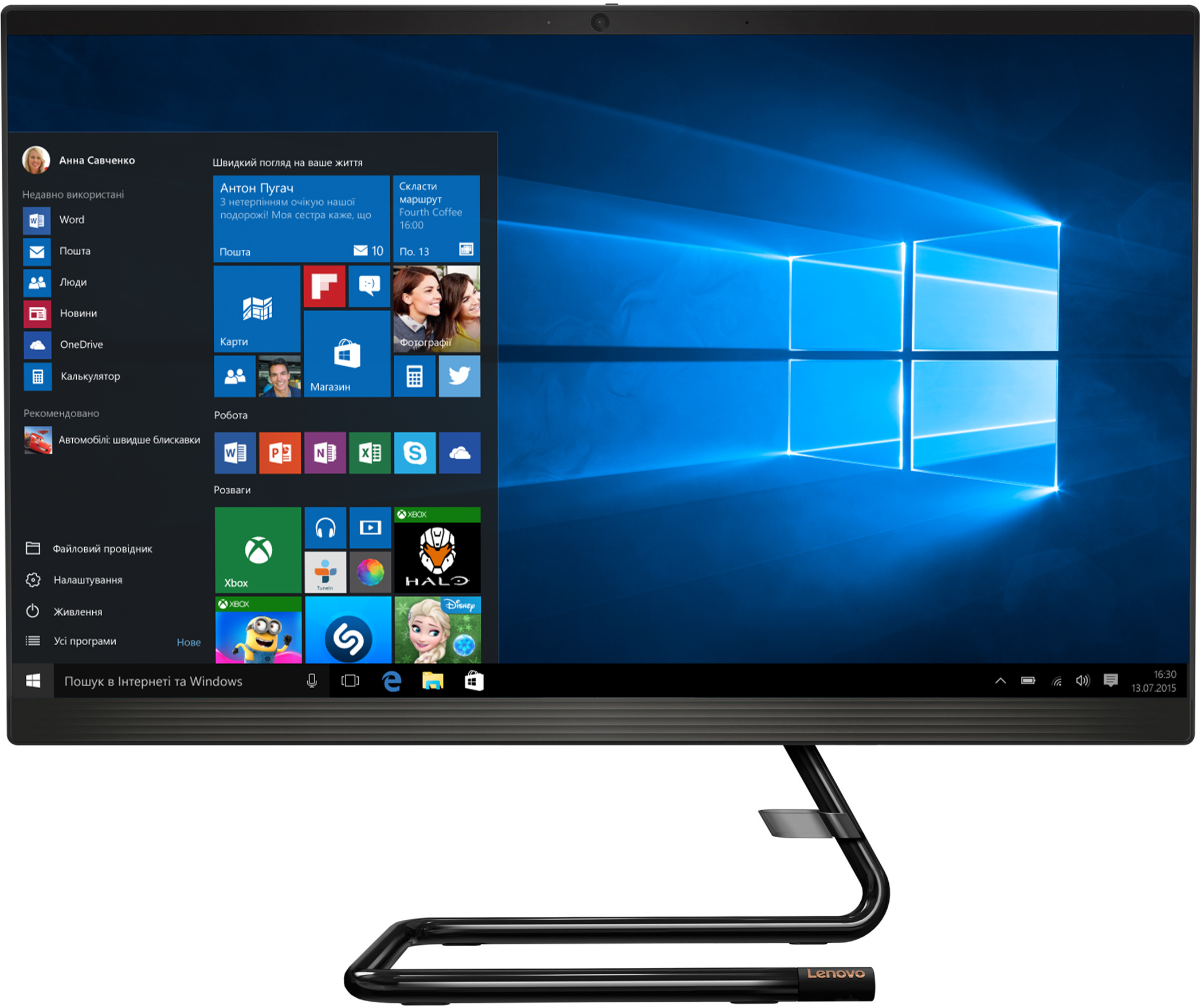 ᐉ Моноблок 24" LENOVO ideacentre A340-24IWL (F0E800HEUA) Black — купити ...