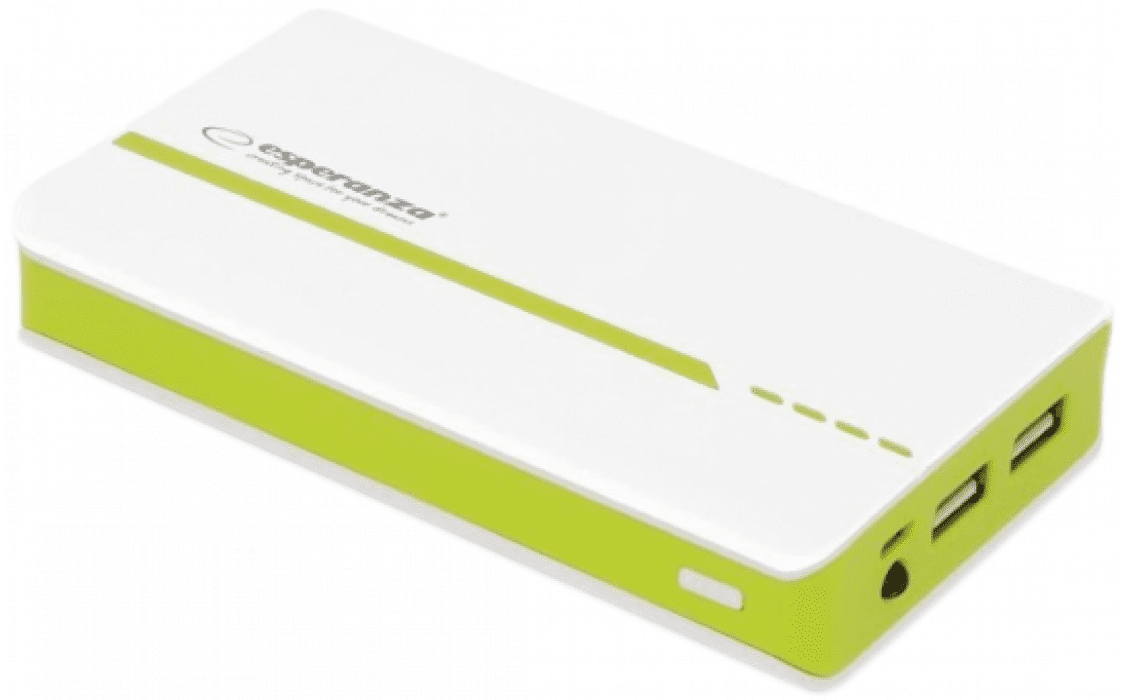 

Универсальная мобильная батарея ESPERANZA EMP107WG 11000 mAh White/Green
