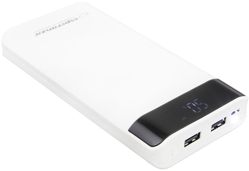 

Универсальная мобильная батарея ESPERANZA Photon 17400 mAh White (EMP120W)