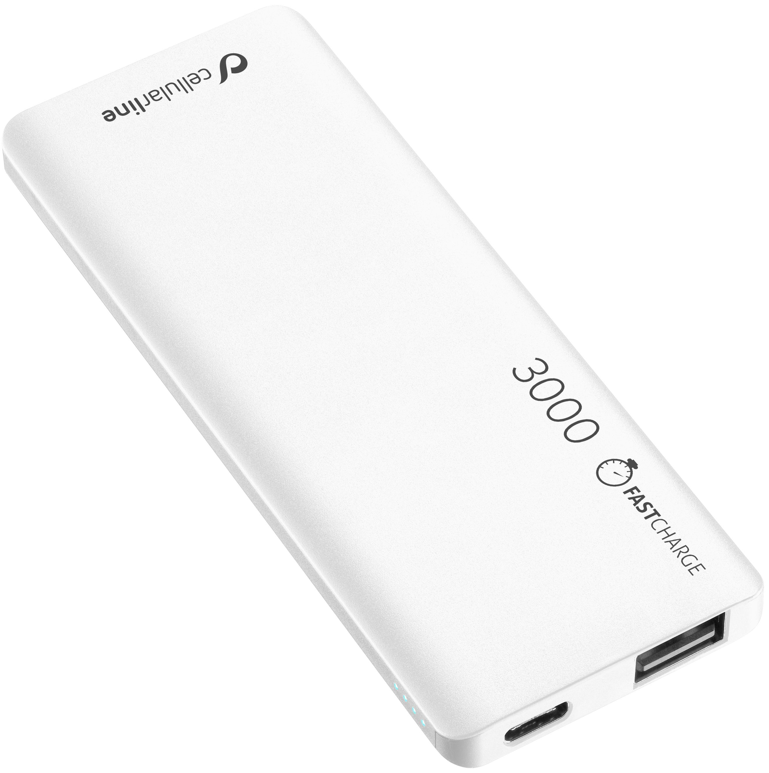 Универсальная мобильная батарея Cellularline FreePower Slim 3000 White (FREEPSLIM3000W) в Киеве