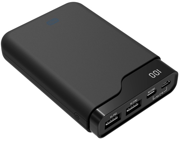 

Универсальная мобильная батарея ERGO LI-U4 TYPE-C 10000 mAh Rubber Black (LI-U4)