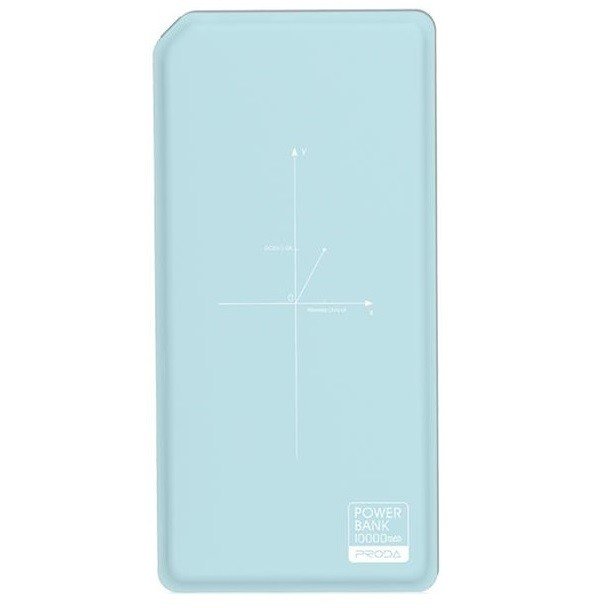 

Універсальна мобільна батарея Remax Proda Chicon Wireless 10000mAh Blu